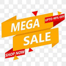 Mega Sale Special Offer Mega Sale Discount Png Transparent Clipart Image And Psd File For Free Download Promotional Products Marketing Clip Art Banner Design