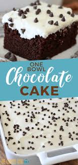 Easy One Bowl Chocolate Cake Video The Country Cook Recipe In 2020 Homemade Cake Recipes Easy Cake Recipes Desserts
