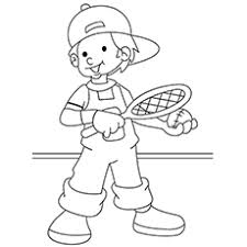 It is a sport of racket opposing either 4 players who form 2 teams of 2 (it is about a game in doubles) or 2 players (in this case it is a game in singles). Top 25 Free Printable Tennis Coloring Pages Online
