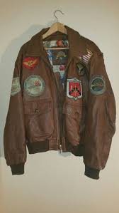 Mens Vintage Brown Leather Bomber Jacket Xl Adventureboundwilsonsleather Flightbomber Brown Leather Bomber Jacket Leather Bomber Jacket Vintage Men