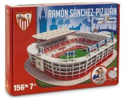 El sevilla fc está en condiciones de escribir otro capítulo glorioso de su historia, pues se encuentra a sólo dos partidos de conquistar su sexta europa league. Giochi Preziosi Mockup 3d Puzzle Stadion Sevilla S Pizjuan 400 Gr