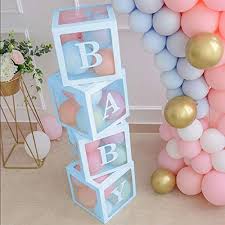 21st birthday decorations 21 party decoration balloons supplies rose gold, pink, white. Balloonistics Transparent Balloon Decoration Boxes For Baby 1st Birthday Party Decorations Baby Shower For Girls And Boys Blue Amazon In Toys Games