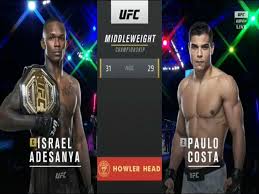 Israel Adesanya Vs Paulo Costa Full Fight Ufc 253 Part 1 Mma Video