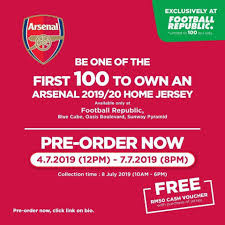 Jul 03, 2021 · arsenal is one of roblox and 2019 bloxy winner's most popular games out there. Football Republic Attention All Gunners Have You Pre Ordered Your Arsenal Jersey This Is Your Chance To Be The First 100 To Own The Latest 2019 20 Home Jersey And Get Rm50 Cash