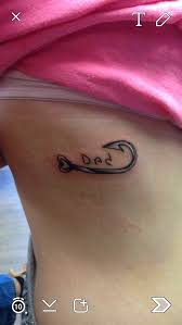 Fish Hook Tattoo For My Dad Fishing Hook Tattoo Hook Tattoos Tattoos