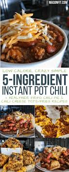Maybe you would like to learn more about one of these? 5 Ingredient Instant Pot Chili With Healthier Frito Chili Pie And Chili Cheese Tots Recipes