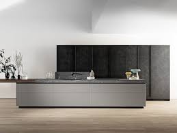 Download The Catalogue And Request Prices Of Genius Loci Cardoso Stone By Valcucine Kitchen In Matt Glass An Modern Kitchen Cabinets Modern Kitchen Interior