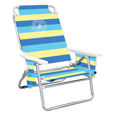 Caribbean Joe 5 Position Striped Folding Low Beach Chair Folding Beach Chair Beach Chairs Low Beach Chairs