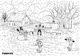 Ausmalbilder Fur Kinder Winter Ausmalen Ausmalbilder Malvorlagen