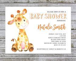 Baby Shower Invitation Gender Neutral Printable Giraffe Baby Shower Invites Template W4 In 2021 Giraffe Baby Shower Invitations Baby Shower Giraffe Baby Shower Invitation Templates