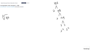 Berikut adalah hasil sidang ppki dalam sejarah kemerdekaan indonesia. Cara Mengerjakan Akar Pangkat 2 196 Youtube