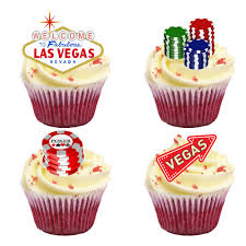 4.5 out of 5 stars. 16 Stand Up Las Vegas Themed Premium Edible Wafer Paper Cake Toppers Decorations Buy Online In Botswana At Desertcart 65304081