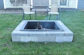 We didn't use any mortar in constructin. Modern Diy Fire Pit Easy Build