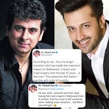 Indian singer-songwriter Palash Sen is full of praise for Atif Aslam👏