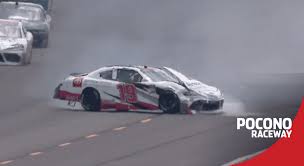 — chevrolet, meanwhile, is winless in the last seven pocono raceway events. Brandon Jones Wrecks On Lap 1 In Xfinity Race At Pocono Nascar