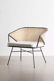carole rattan and metal chair metal chairs rattan dining chairs cane dining chairs