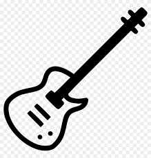Download Black And White Guitar Svg Drinkware Home Living Vadel Com