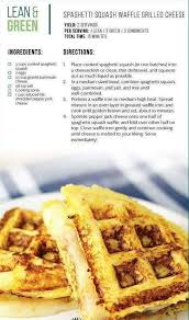 Spaghetti Squash Waffle Grilled Cheese Lean And Green Meals Greens Recipe Green Vegetarian