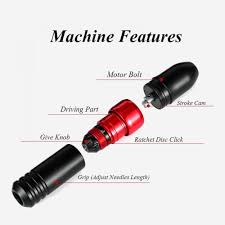 I am assuming that you all know the difference between a liner and shader, but if you don't, i will share the types of tattoo machines i use and some basic mechanics that will help you tattoo a 100% better below. Professional Rotary Tattoo Pen Machine Adjustable Give