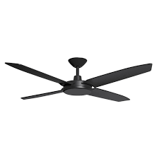 The ceiling fan is ideal for indoor or covered outdoor areas such as a great room, bedroom, living room, bonus room, or covered porch or patio. Enviro Dc Indoor Outdoor Ceiling Fan Black 60