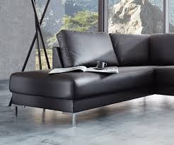 Couch Silas Schwarz 300x200 Cm Ottomane Links Designer