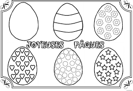 Elle celebre la resurrection de jesus christ situe le surlendemain de la passion appele. Coloriage Joyeuse Paques Dessin Paques A Imprimer