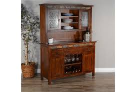 Sold and shipped by costway. Sunny Designs Santa Fe 2 Buffet Hutch With Slate Tile Wayside Furniture Buffets