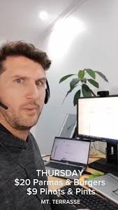 Has Mt Eliza ever had a Lunch DJ? Thursday, Friday & Sat Night Specials!!  Live Music w David Spackman & Lunch Specials! , Word is getting around  about $20 Parmas, Burgers & Chips & $9 Pinots & Pints, ...