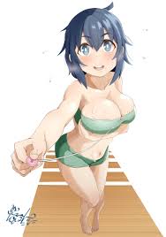 nishihara (ueno-san wa bukiyou) drawn by island_lagoon | Danbooru