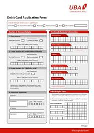 O box 7396, kampala uganda. New Debit Card Application Form Uba Plc