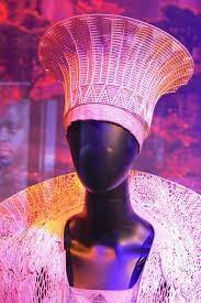 Ramonda White Headpiece Black Panther Black Panther Costume Black Panther African Tribal Patterns