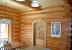 Winter Log Cabin