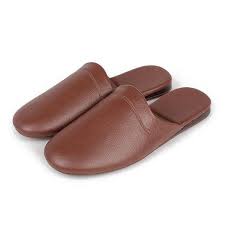 Soft Faux Leather Slippers Low Heels Indoor House Shoes For Men Chocolate Cs187hqz49n Leather Slippers Shoes Mens House Shoes