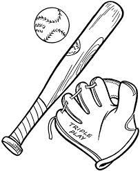 There are tons of great resources for free printable color pages online. Bat And Ball Coloring Pages Bat Coloring Pages Online Coloring Pages Baseball Coloring Pages