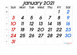 Calendars Calendars January 2021 Printable Calendar January 2021 Printable Calendar Overview Month J In 2020 Printable Calendar Printable Calendar Template Calendar