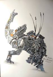 Thunderjaw From Horizon Zero Dawn By Pathorn9 Deviantart Com On Deviantart Cartoon Artwork Horizon Zero Dawn Dawn