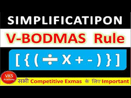 Simplification Vbodmas Rule In Hindi Math Trick Simplification Trick Bodmas Questions Vks Youtube