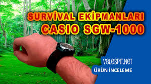 Survival Ve Kamp Ekipmanlari Urun Inceleme Casio Sgw 1000 2bdr Outdoor Kol Saati Youtube