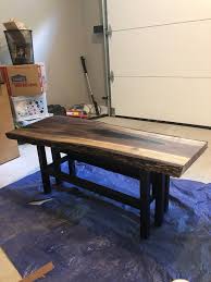 2 wood planks roughly 2 x 12 x 4' (size would depend on how big or small you want your coffee table and the room where you'll be putting hairpin legs (you can also choose other designs, just be mindful of the table top's weight). Black Walnut Coffee Table With Poplar Legs Woodworking