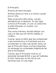 Maybe you would like to learn more about one of these? Doc El Principito Resumen Aldo Mota Academia Edu