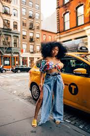 Black 70 S Fashion Costumes Uo Denim Tamia Johnson Afro Punk Fashion Fashion Punk Fashion