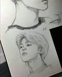 Pin By Mehnameisgigi 3 On Bts Fanart Kpop Drawings Sketch Book Bts Drawings