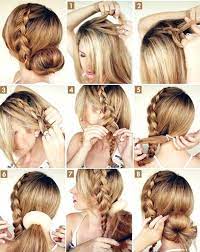 Braided Bun Hair Styles Braided Hairstyles Easy Easy Hairstyles