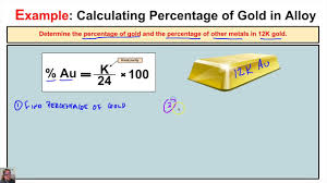 14k scrap gold (yellow and white) $160.00. How To Calculate The Percentage Of Gold And Percentage Of Other Metals In A Gold Alloy Youtube