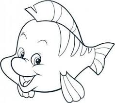 Disney How To Draw Flounder Disney Art Drawings Disney Character Drawings Mermaid Drawings