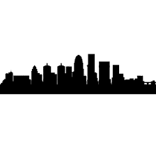 Community foundation of louisville 325 w. Louisville Kentucky Skyline Decals Wall Decor Louisville Kentucky Cityscape