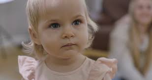 I have curly blond hair and blue eyes too. Extreme Close Up Of Very Beautiful Caucasian Baby Girl With Blond Hair And Deep Grey Eyes Portrait Of Lovely Little Child Looking Away Away And At Camera Cinema 4k Footage Prores Hq Stock
