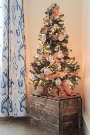 31 Small Christmas Tree Ideas To Deck Even The Tiniest Halls Christmas Decorations Apartment Small Christmas Trees Decorated Christmas Apartment