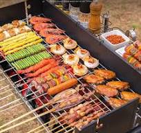 Portable Charcoal Grill Korean Table Top Bbq Grill Korean Bbq Small Camping  Stove 13 Inch Grill Multifunctional