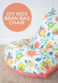 Diy Sew A Kids Bean Bag Chair In 30 Minutes Project Nursery Kids Bean Bags Bean Bag Chair Kids Sewing Projects For Kids